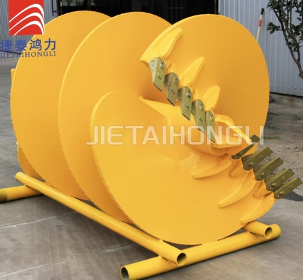 Düz Zemin Dişleri Kaya Delme Burgu 600mm 800mm 1000mm Bauer Soilmec Imt 200*200