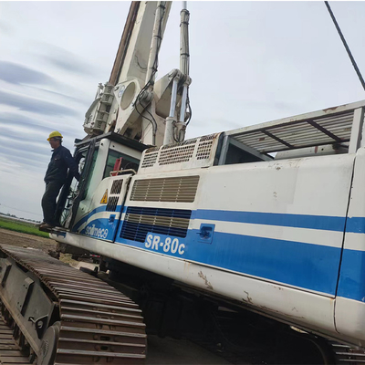 Soilmec Sr80c Soilmec516 Kullanılmış Döner Sondaj Makinesi Hidrolik