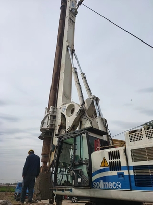 Soilmec Sr80c Soilmec516 Kullanılmış Döner Sondaj Makinesi Hidrolik