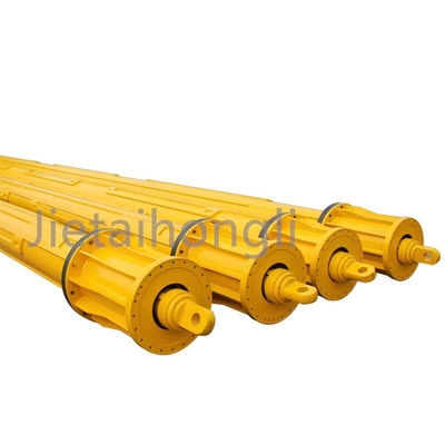 İnşaat için Döner Kazık Rig için 355-4 * 12 Kilitli Teleskopik Kelly Bar 40m Sondaj Derinliği