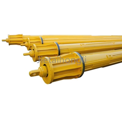 İnşaat için Döner Kazık Rig için 355-4 * 12 Kilitli Teleskopik Kelly Bar 40m Sondaj Derinliği