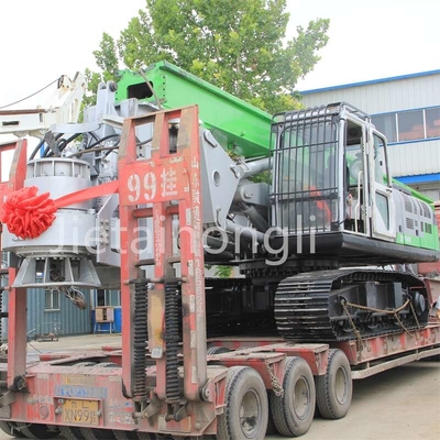 Sondaj Deliği İçin Kullanılan Kazık Rig Döner Paletli Tip Kazık Rig Makinesi