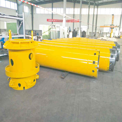 Q355B Tek Duvar / Çift Duvar Muhafaza OD1100/1180mm OD600/680mm BG36 Kazık Rig Kazma Deliği için